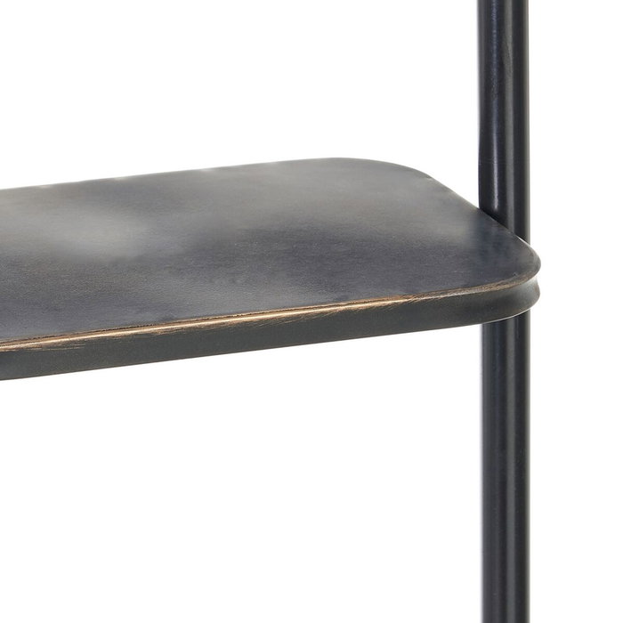 BigBuy Home Porte-manteau Verre Noir Doré Métal BigBuy Home Porte-manteau Verre Noir Doré Métal