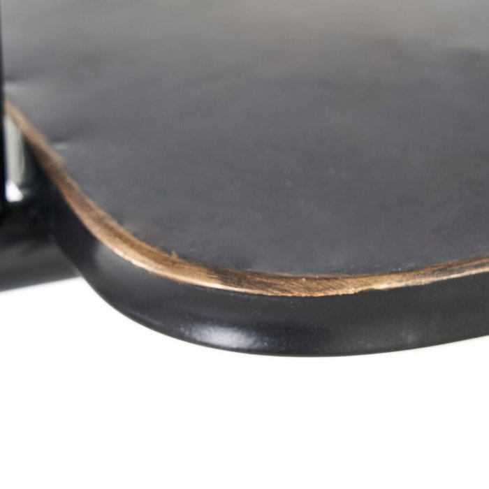 BigBuy Home Porte-manteau Verre Noir Doré Métal BigBuy Home Porte-manteau Verre Noir Doré Métal