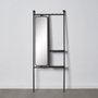 BigBuy Home Porte-manteau Verre Noir Doré Métal