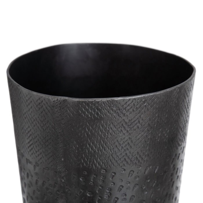 BigBuy Home Vase Gris Métal 15 x 15 x 31 cm BigBuy Home Vase Gris Métal 15 x 15 x 31 cm