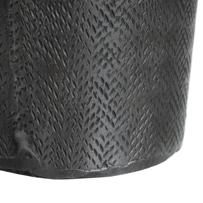 BigBuy Home Vase Gris Métal 15 x 15 x 31 cm BigBuy Home Vase Gris Métal 15 x 15 x 31 cm