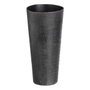 BigBuy Home Vase Gris Métal 15 x 15 x 31 cm