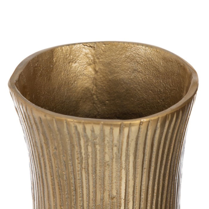 BigBuy Home Vase Doré Métal 15 x 15 x 46 cm