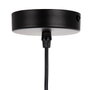 BigBuy Home Suspension Moderne Verre Noir et Métal 40 x 40 x 234 cm