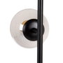 BigBuy Home Suspension Moderne Verre Noir et Métal 40 x 40 x 234 cm