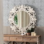 BigBuy Home Miroir mural Blanc 71 cm