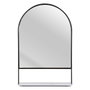 BigBuy Home Miroir mural Blanc Noir 60 x 2,5 x 90 cm