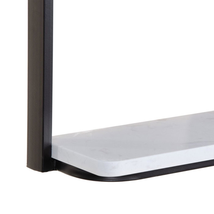 BigBuy Home Miroir mural Blanc Noir 60 x 2,5 x 90 cm