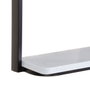 BigBuy Home Miroir mural Blanc Noir 60 x 2,5 x 90 cm