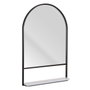 BigBuy Home Miroir mural Blanc Noir 60 x 2,5 x 90 cm