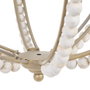 BigBuy Home Suspension 54 x 54 x 54 cm Métal Bois Blanc
