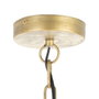 BigBuy Home Suspension 54 x 54 x 54 cm Métal Bois Blanc