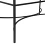 BigBuy Home Table Basse Rectangulaire Verre et Métal Noir