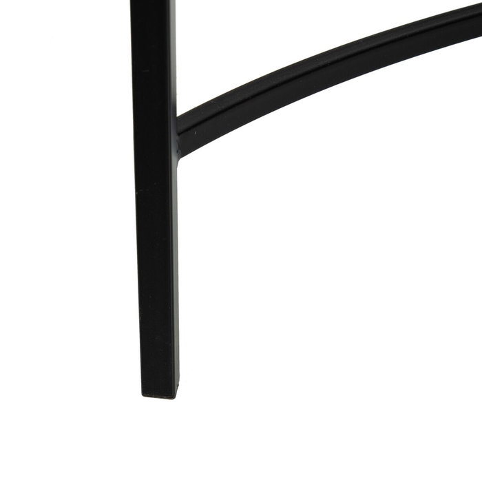 BigBuy Home Table Basse Rectangulaire Verre et Métal Noir BigBuy Home Table Basse Rectangulaire Verre et Métal Noir
