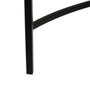 BigBuy Home Table Basse Rectangulaire Verre et Métal Noir