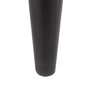 BigBuy Home Table d'appoint circulaire en bois de teck Noir et Naturel