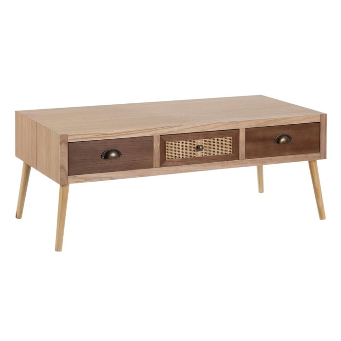 BigBuy Home Table Basse SASHA 110 x 50 x 43 cm Bois