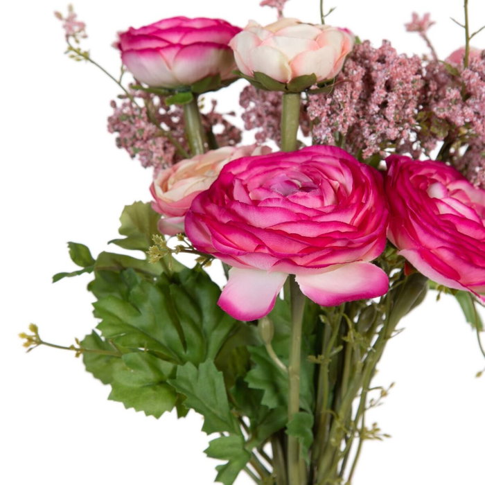 BigBuy Home Fleurs décoratives Rose 20 x 20 x 50 cm