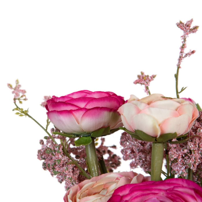 BigBuy Home Fleurs décoratives Rose 20 x 20 x 50 cm