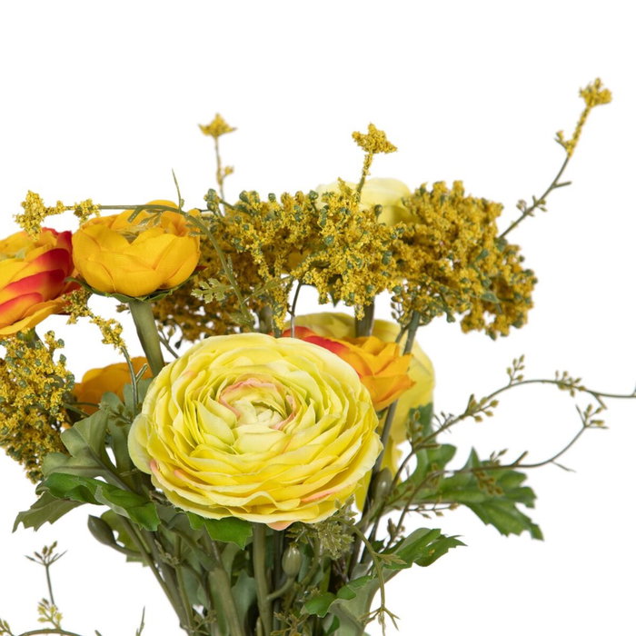 BigBuy Home Fleurs décoratives Orange 20 x 20 x 50 cm