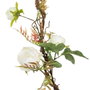 BigBuy Home Fleurs décoratives Blanc Pivoine 100 x 27 x 20 cm