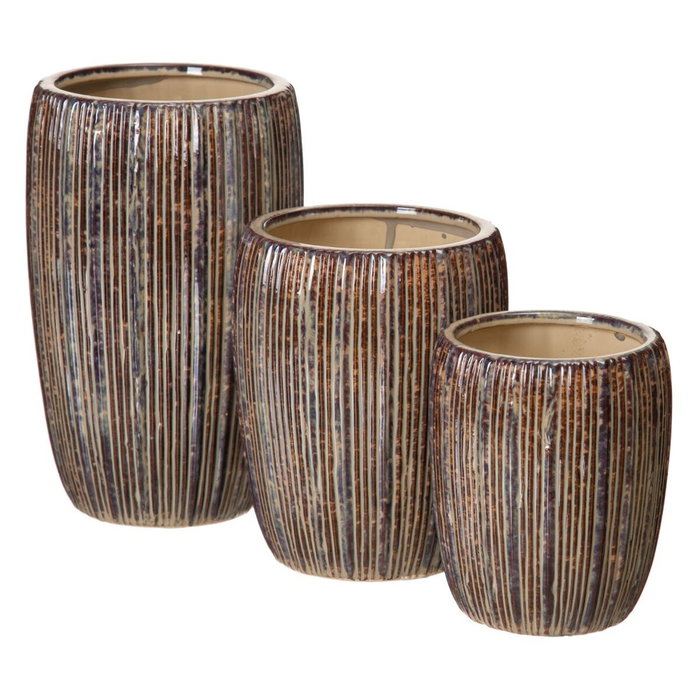 BigBuy Home Vase 16 x 16 x 25,5 cm Céramique BigBuy Home Vase 16 x 16 x 25,5 cm Céramique
