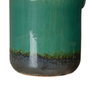 BigBuy Home Vase en Céramique Bleu foncé 14,5 x 14,5 x 23 cm
