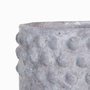 BigBuy Garden Cache-pot Gris en Résine