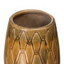 Vase 15 x 15 x 22,5 cm Céramique Moutarde