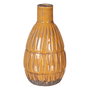 Vase 14 x 14 x 25,5 cm Céramique Moutarde