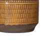 BigBuy Home Vase en Céramique Moutarde 18 x 18 x 32,5 cm
