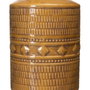 BigBuy Home Vase en Céramique Moutarde 18 x 18 x 32,5 cm