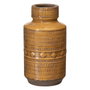 BigBuy Home Vase en Céramique Moutarde 18 x 18 x 32,5 cm