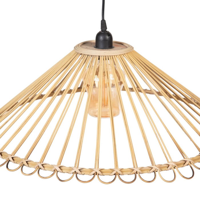 BigBuy Home Suspension en Bambou Naturel (Lot de 2 unités) BigBuy Home Suspension en Bambou Naturel (Lot de 2 unités)