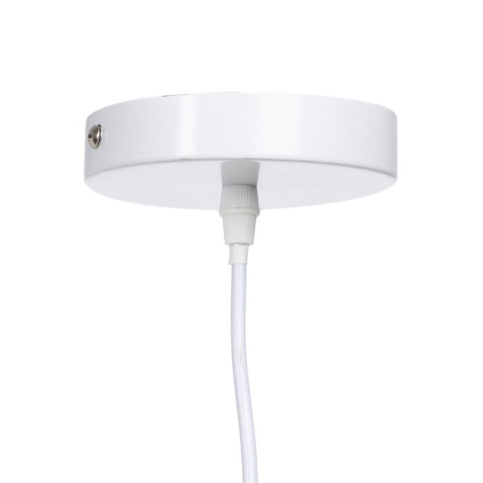BigBuy Home Suspension Métal Blanc 28 x 28 cm