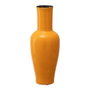 BigBuy Home Vase 18 x 18 x 46,5 cm Céramique Jaune
