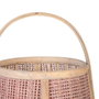 BigBuy Home Lanterne Bougeoir Marron Fibre naturelle