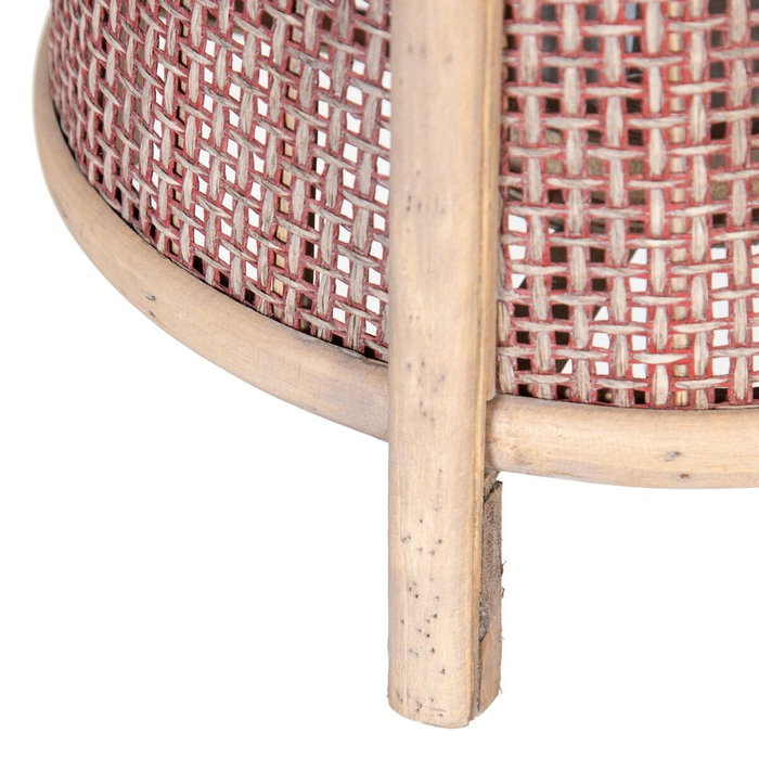 BigBuy Home Lanterne Bougeoir Marron Fibre naturelle