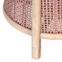 BigBuy Home Lanterne Bougeoir Marron Fibre naturelle