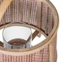 BigBuy Home Lanterne Bougeoir Marron Fibre naturelle