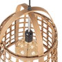 BigBuy Home Suspension Naturel Bambou 33,5 x 33,5 x 48,5 cm