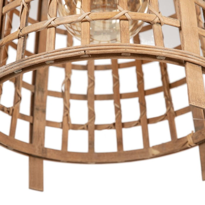 BigBuy Home Suspension Naturel Bambou 33,5 x 33,5 x 48,5 cm