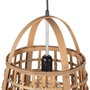 BigBuy Home Suspension Naturel Bambou 33,5 x 33,5 x 48,5 cm