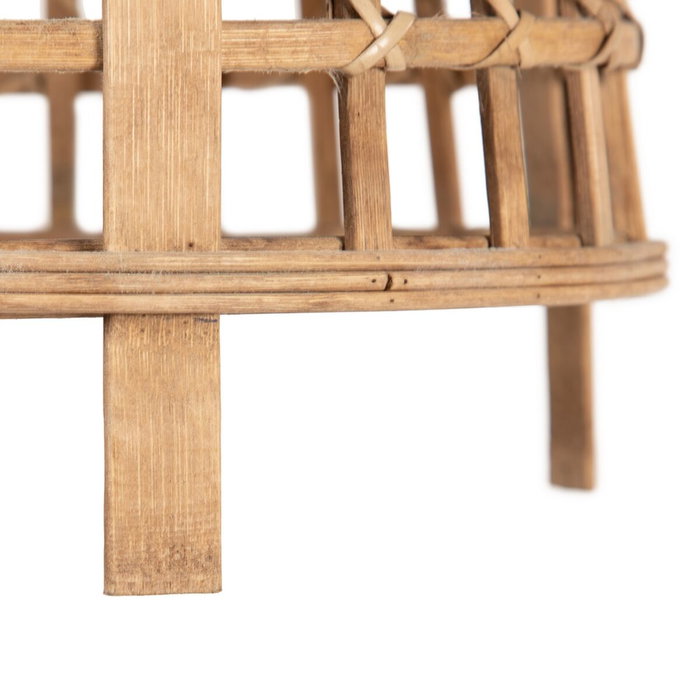 BigBuy Home Suspension Naturel Bambou 33,5 x 33,5 x 48,5 cm