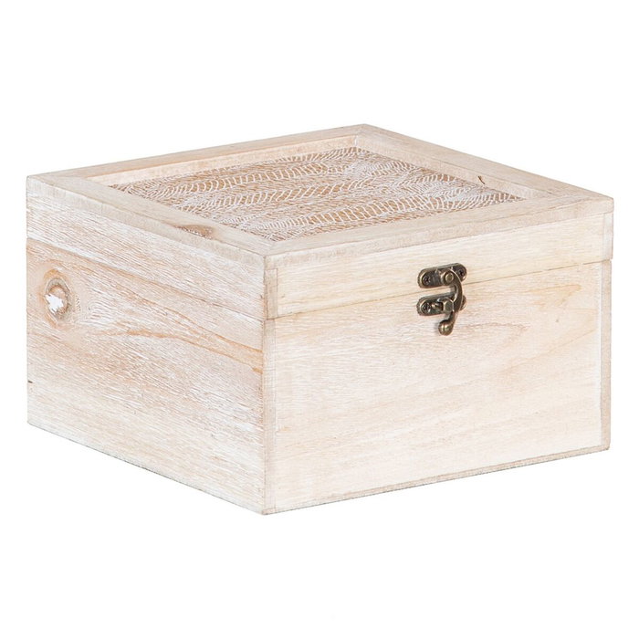 BigBuy Home Boîte Décorative Volets Rotin 20 x 20 x 12 cm (2 Unités) BigBuy Home Boîte Décorative Volets Rotin 20 x 20 x 12 cm (2 Unités)