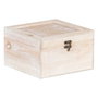 BigBuy Home Boîte Décorative Volets Rotin 20 x 20 x 12 cm (2 Unités)