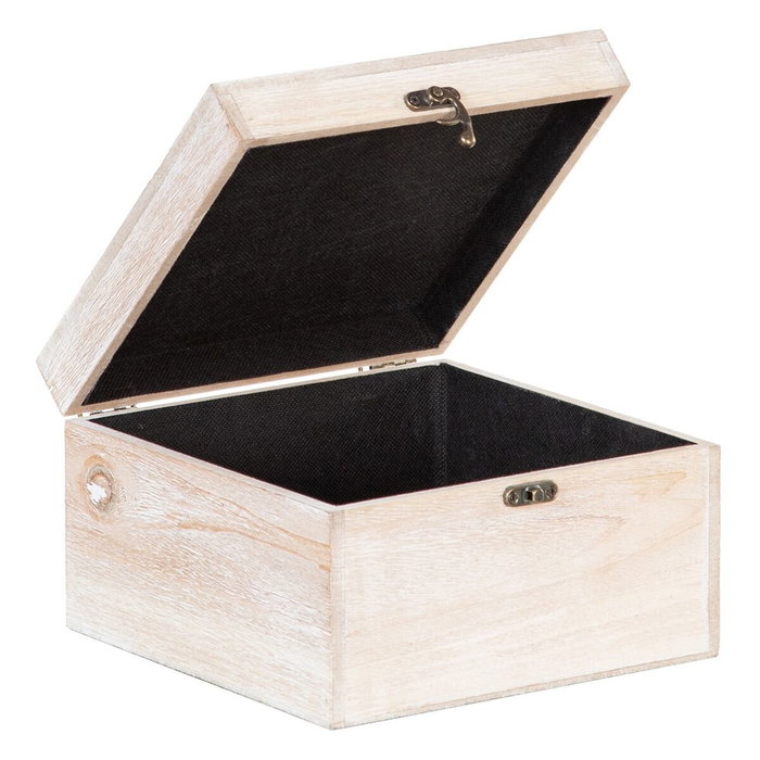 BigBuy Home Boîte Décorative Volets Rotin 20 x 20 x 12 cm (2 Unités) BigBuy Home Boîte Décorative Volets Rotin 20 x 20 x 12 cm (2 Unités)