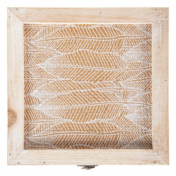 BigBuy Home Boîte Décorative Volets Rotin 20 x 20 x 12 cm (2 Unités) BigBuy Home Boîte Décorative Volets Rotin 20 x 20 x 12 cm (2 Unités)
