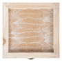 BigBuy Home Boîte Décorative Volets Rotin 20 x 20 x 12 cm (2 Unités)