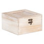 BigBuy Home Boîte Décorative Volets Rotin 20 x 20 x 12 cm (2 Unités)